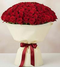Букет 101 Красная роза Милано #REPLACE_PRED# Бее