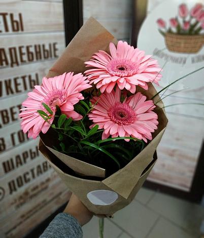 Букет цветов из: Герберы в Бее