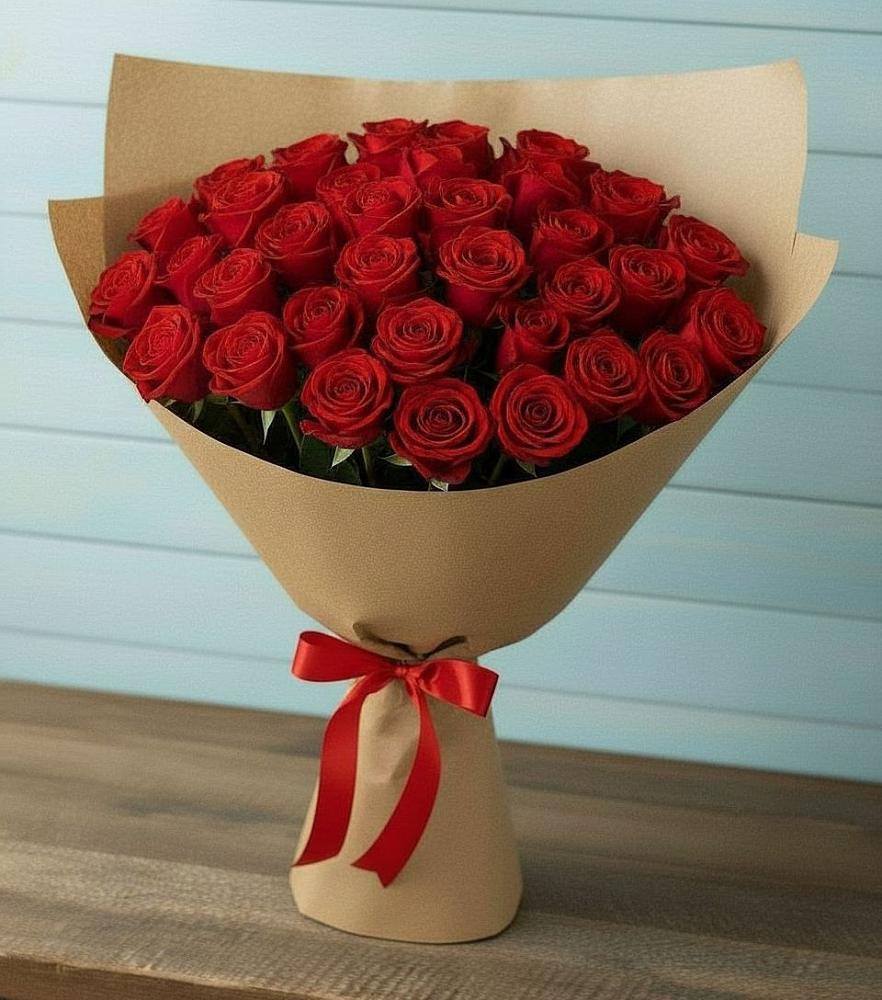 Букет Красные розы Милано в Бее