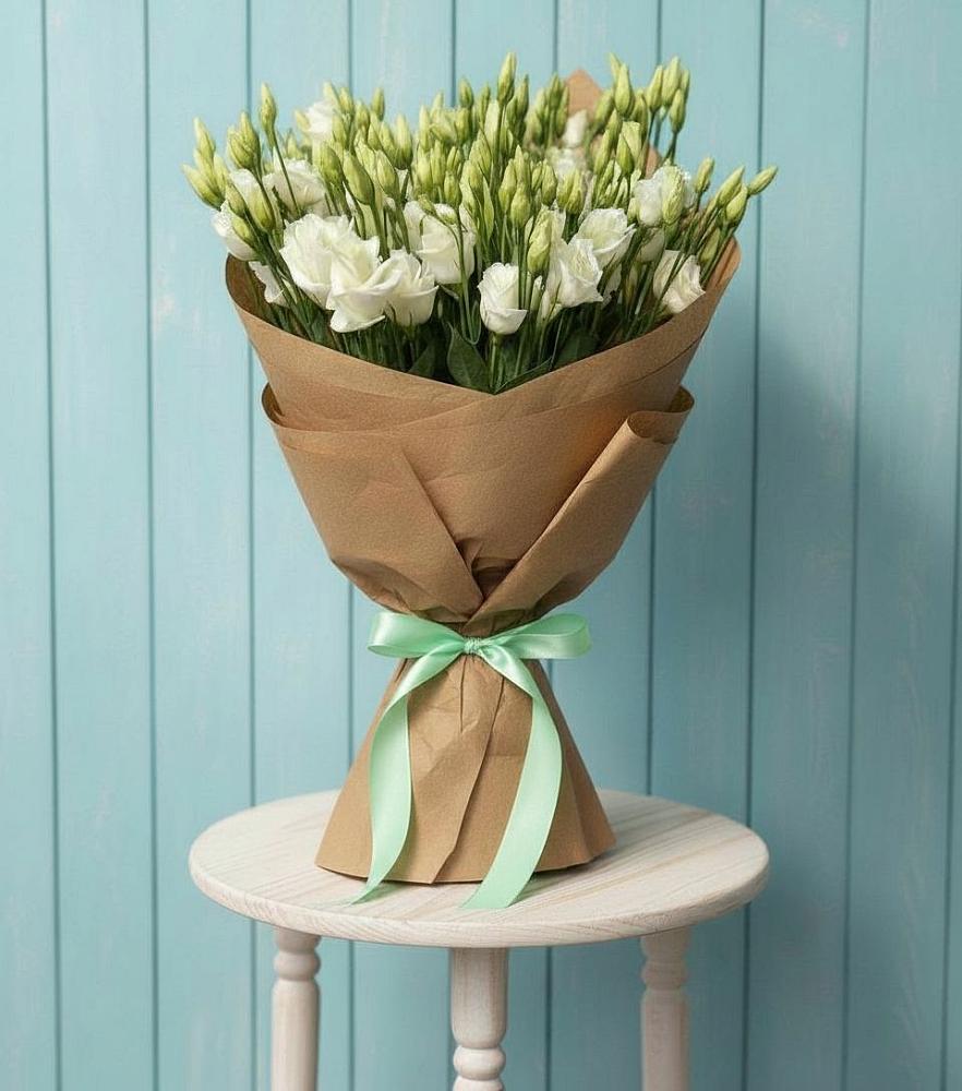 Букет цветов из: Лизиантусы в Бее