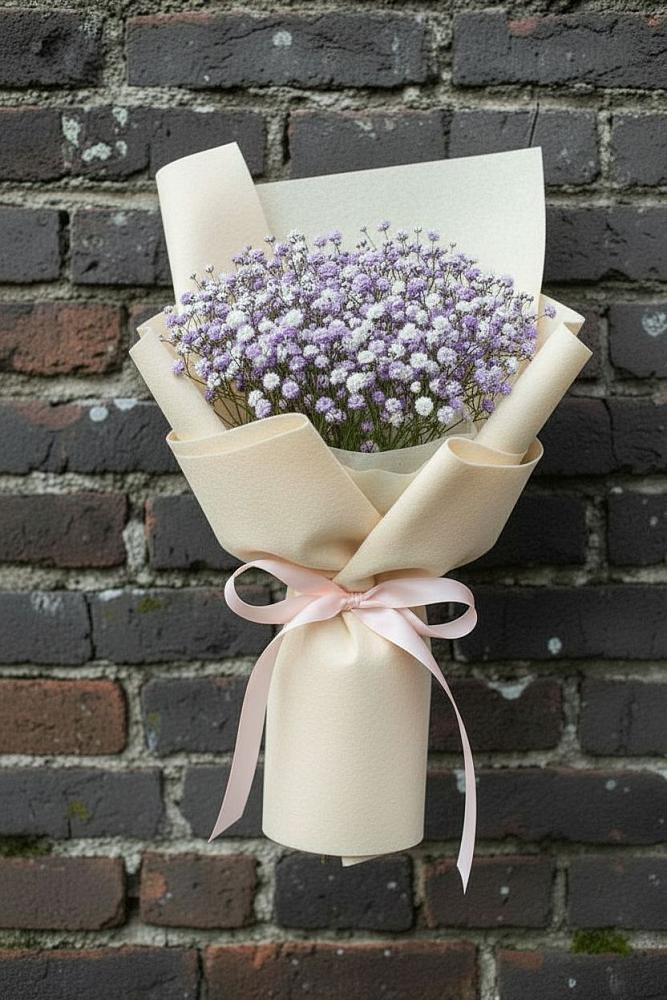 Букет цветов из: Гипсофила в Бее