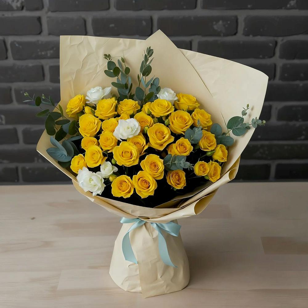 Букет цветов из: Розы в Бее