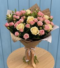 Букет цветов из:  Розы #REPLACE_PRED# Бее