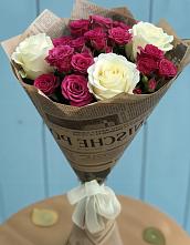 Букет цветов из:  Розы #REPLACE_PRED# Бее