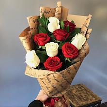 Букет цветов из:  Розы #REPLACE_PRED# Бее