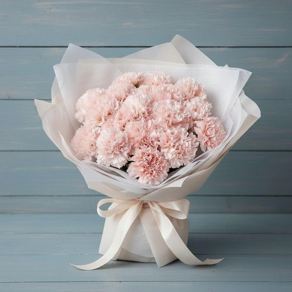 Букет цветов из: Гвоздики в Бее