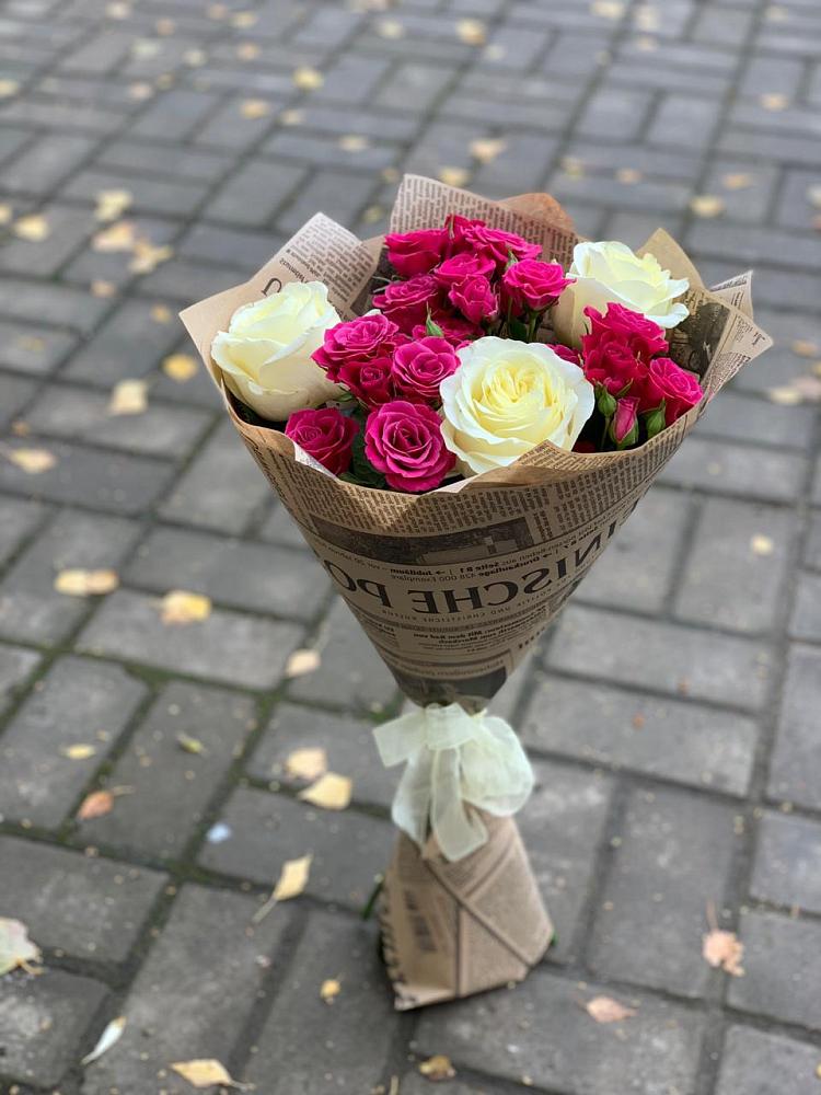 Букет цветов из: Розы в Бее