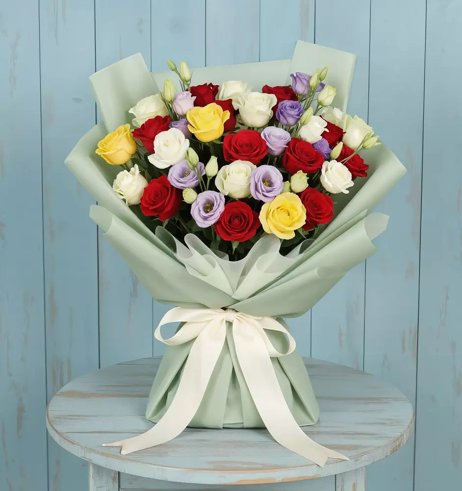 Букет цветов из: Розы в Бее