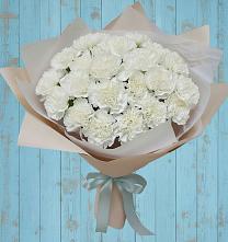 Букет цветов из:  Гвоздики в Бее