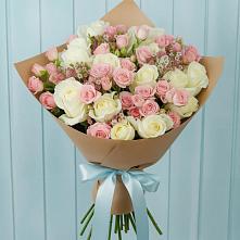 Букет цветов из:  Розы #REPLACE_PRED# Бее
