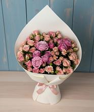 Букет цветов из:  Розы #REPLACE_PRED# Бее